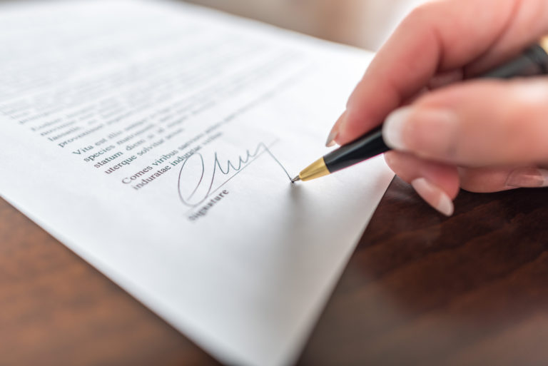 contract deal for a house